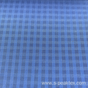 POLYESTER FDY TWISTED dobby COTIONIC GRID Oxford Fabric